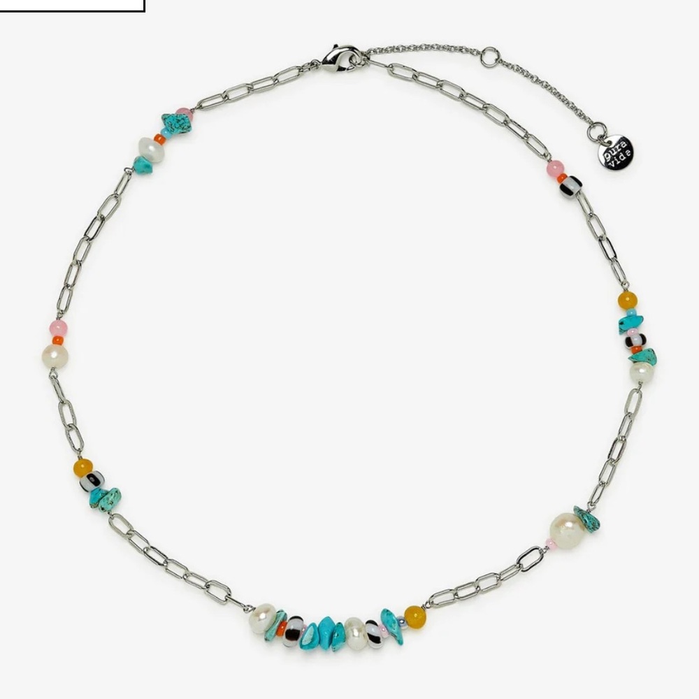 NWT Pura Vida SWEET MELODY CHAIN & BEAD CHOKER